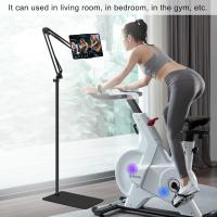 Soporte de Suelo y Cama para Tablet y Móvil con Brazo Articulado y Base Pesada – Altura y Ángulo Ajustables 360° – Compatible con iPad, Galaxy Tab, Kindle y Smartphones – Ideal para Ver Pelis, Cocinar o Trabajar sin Usar las Manos – Color Negro - details 1
