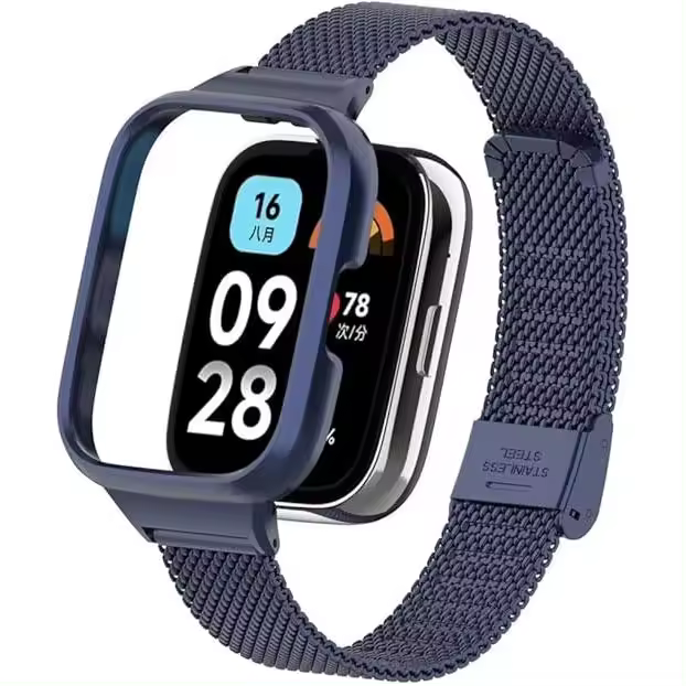 Smartwatches Compatible con Xiaomi Redmi Watch 3 Active Correas,Acero Inoxidable de Metal de Reemplazo Pulsera Accesorios. - 1