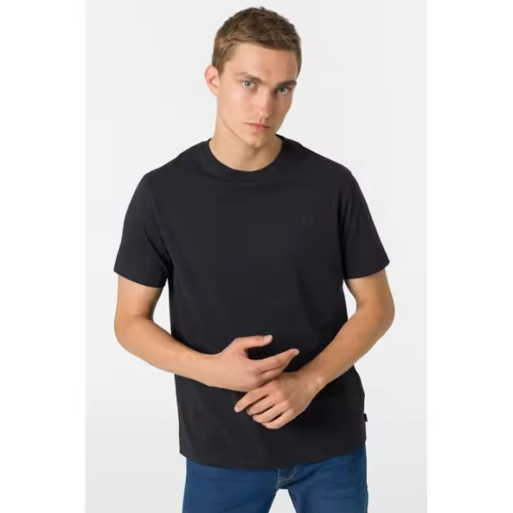 Tiffosi - Camiseta de Manga Corta para Hombre en Color Azul Marino - 1