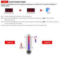 Controlador De Temperatura Y Humedad SHT2000 Termómetro Y Humidímetro Para Fermentación En Casa Termostato Y Humidistat Digital Para Incubador Interno - details 6