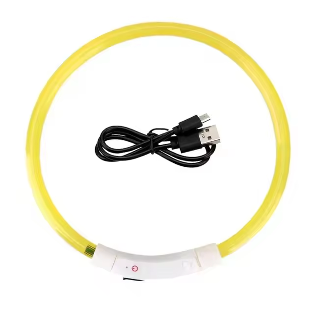 Collar LED Para Perros Y Gatos Con USB Y 3 Modos Luz Brillante Prevenimiento De Pérdida Accesorios Para Mascotas Reflectante Anti-Perdida Para Animales - 1