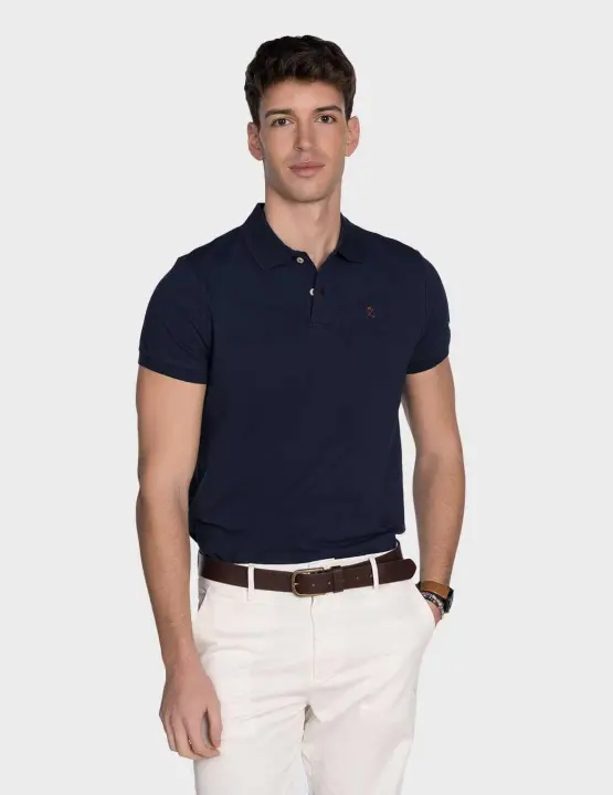 Harper & Neyer Tomcat polo azul marino para hombre - 1