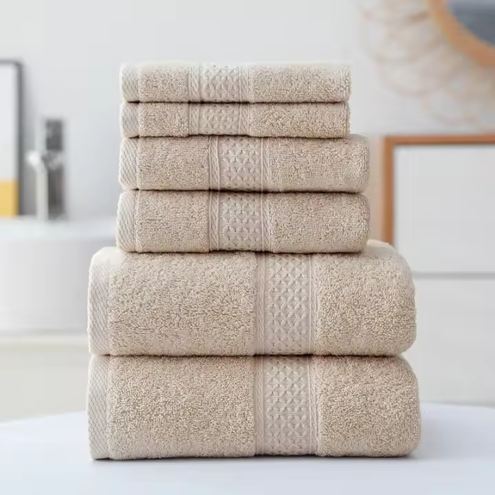Juego De Toallas De Algodón Ultra Suaves Y Altamente Absorbentes 3 Piezas Incluye 1 Toalla De Baño 1 Toalla De Mano Y 1 Toalla De Lavado Para El Baño Doméstico - 1