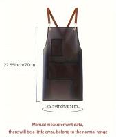 Nueva Delantal Impermeable Y Antiaceite Estilo Coreano Moda Para Mujer Traje De Trabajo Para Cocina Del Hogar Con Correa - details 1