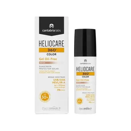 Heliocare 360º Gel Oil-Free Beige Protector Solar SPF50+ 50ml - 1