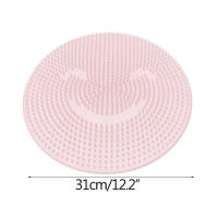 Cepillo De Baño Para Pies Con Masajeador De Silicona No Eslipiente Para Ducha Y Baño Alfombrilla Antideslizante Para Limpieza De Pies - details 9