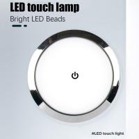 Lámpara De Techo LED Táctil Ultrafina Para RV Caravana Barco Yate Camping Coche 12V/24V Luz De Leche Redonda Para Lectura - details 9