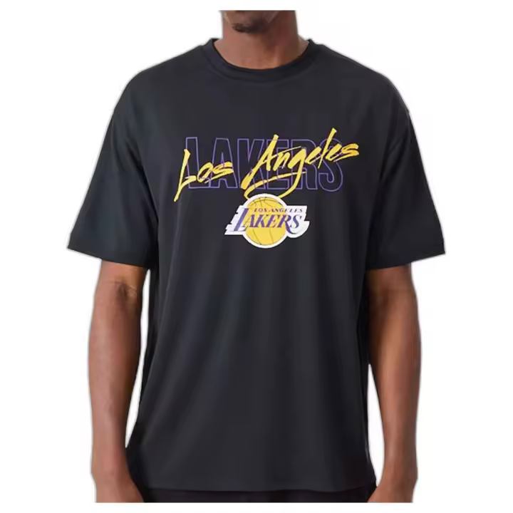 Camiseta de Manga Corta New Era  para hombre en color negro - 1