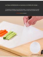 Tablero De Corte Durable De Plástico Para Cocina Tablero De Alimentos Grande Descartable Complementario Para La Mesa - details 4