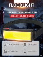 Linterna Frontal LED COB Super Brillante Recargable Por USB Con 3 Modos Lámpara De Cabeza Para Camping Y Senderismo - details 0