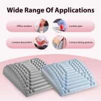 Almohada Correctora De Postura Para Espalda Massajeador De Cintura Soporte Para Cuello Y Lumbar Alivio Del Dolor De Síntomas De Espondilosis Y Discos Herniados Relajante Para Escoliosis - details 3