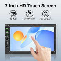 Ahoudy 7" Radio De Coche 1 Din Multimedial MP5 Soporta TF USB AUX Pantalla Táctil Bluetooth Universal Para Todas Las Marcas De Vehículos - details 3