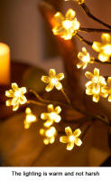 Lámpara De Mesa LED Sakura Con Control Remoto USB Para Decoración De Navidad Y Fiesta Luz De Árbol Para Dormitorio Hotel Tienda - details 6