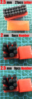 Kit De Estampado Metálico Con Herramienta De Punzón Para Joyería DIY Letras Números Alfabeto Estampillas Para Metal Cuero Oro Plata - details 7