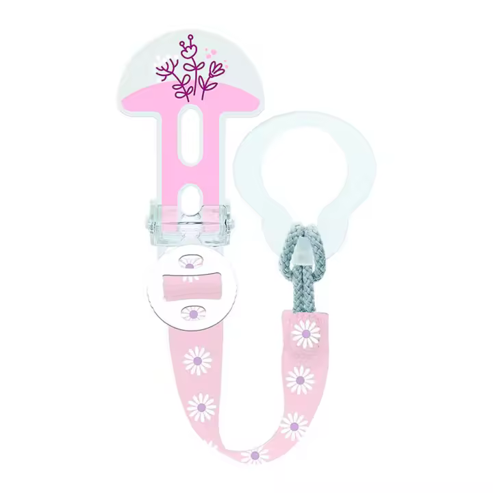Mam Clip It! & Cover Broche Chupete + Cubierta De Protección Rosa - 1