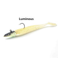 5pcs Lanzador De Señuelos Minnow Jig Head Suave Con Anzuelos 10g/0.35oz 11cm/0.39in Para Pesca En El Mar Y Río Lure Para Salmón Y Bass - details 5