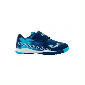 ZAPATILLA DEPORTE NIÑO JOMA SUPERCOPA JR 2303 VELCRO MARINO - 1