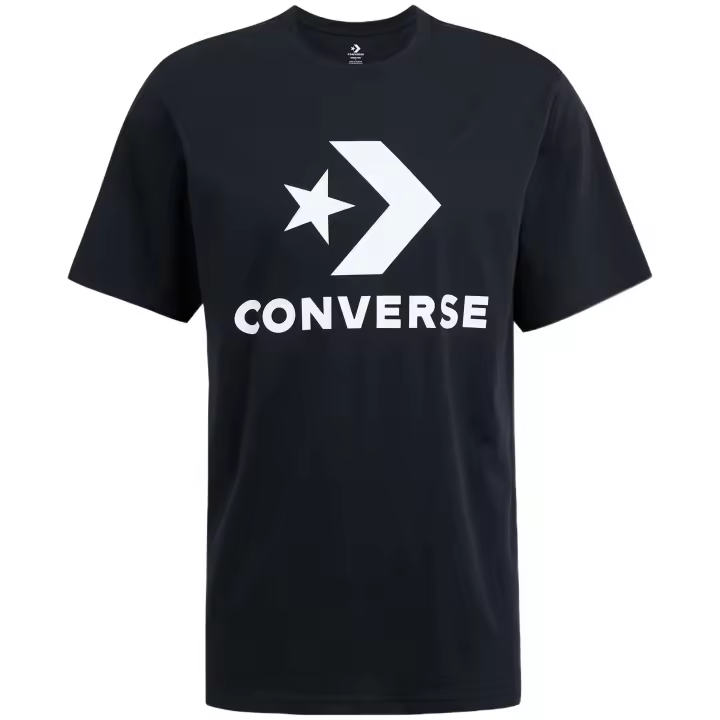 Camiseta marca Converse modelo 10025458-A02 para hombre en color negro - 1