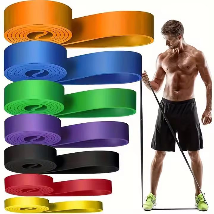 Banda De Resistencia De Látex Pesada Para Ejercicio De Pilates Y Fitness En Casa Aumenta La Fuerza De Los Brazos Abdominales Y Piernas Ayuda En El Levantamiento De Pesas - 1