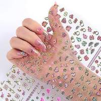 3000 rhinestones 6 tamaños piedras planas, AB + clear rhinestones uñas - details 0
