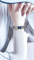 Reloj De Pulsera De Cuarzo LIGE Elegante Para Mujer Con Correa De Acero Inoxidable Resistente Al Agua Y Deportiva Pantalla Cuadrada Romana - details 6