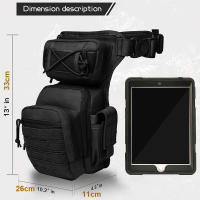 Bolsa De Pierna Para Hombres Mochila De Cintura Deportiva Multifuncional Para Senderismo Pesca Motocicleta Camping Viajes - details 15