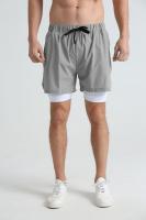 Nuevos Shorts De Verano Para Hombre Doble Capa Gimnasio Deportivo Secado Rápido Entrenamiento 2 En 1 Multibolsillos Pantalones De Correr - details 22