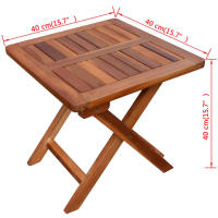 vidaXL Tumbonas 2 unidades y mesita madera maciza de acacia Sillas de Exterior Ideal para jardín, playa, piscina, terraza Tumbona Piscina Tumbonas Playa Tumbonas Jardín Exterior - details 7