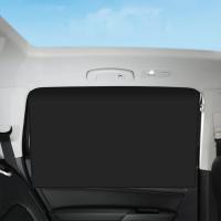 1 Pcs Cortina De Sol Magnética Fuerte Doble Cara Para Coche Cortina Transparente Y Opaque De Protección Solar Para Verano - details 2