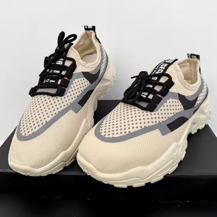 Zapatillas De Deporte Para Mujer Baita Con Tejido De Malla Resistente a La Suciedad Transpirable Y Cómodas Zapatillas Casuales Con Diseño De Vuelo - 1