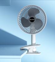 1 unidad, ventilador giratorio fresco de verano, carga USB, ventilador de escritorio con clip para hogar y exterior, plástico de 5,9x11,4 pulgadas, portátil con ajuste de múltiples ángulos - details 1