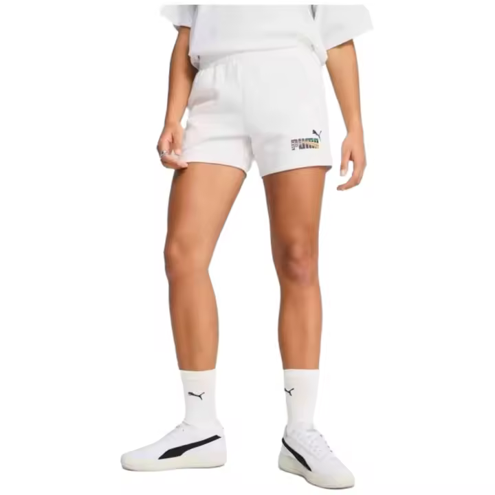 Pantalon Corto Puma Pride Ess para mujer en color blanco - 1