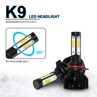 2pcs Luces LED Para Coche 4 Lados 9005/HB3 9006/HB4 H4 H7 H11 H13 9004 9007 Blanco 6000K Azul Hielo 8000K 26000LM 360 Ángulo De Haz - details 5
