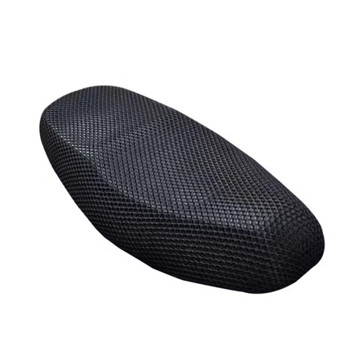 Cubierta De Asiento De Motocicleta 3D Transpirable Con Malla Protección Aislante De Calor Antideslizante Solar Absorción De Choques Cojín De Aire Para Motocicleta - 1