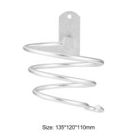 Soporte De Secador De Pelo De Pared Triangular De Acero Inoxidable Con Almacenamiento Para Baño En Color Oro Negro Y Plata - details 2