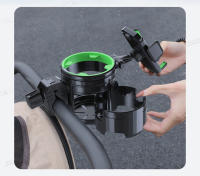 Soporte De Vaso Y Teléfono Para Motocicleta BLALION 2 En 1 Soporte De Goma Rotativo De 360° Universal Para Bicicleta Silla De Ruedas Y Carro De Bebé - details 16