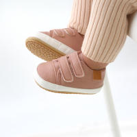 Zapatillas De Cuero Para Bebé Niño Y Niña Antideslizantes Primera Caminata Mocasines Infantiles Multicolor Suela De Goma Recién Nacidos - details 7