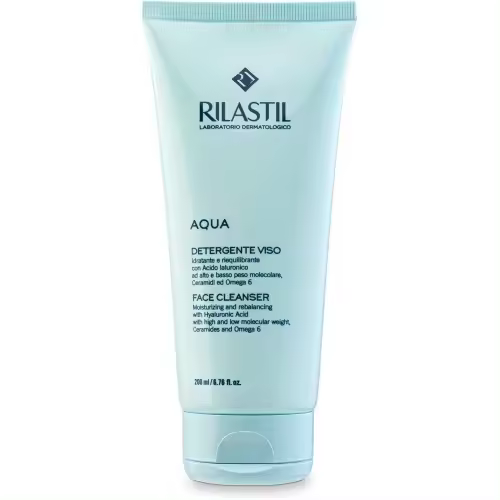 Rilastil Aqua Limpiador Facial Hidratante y Reequilibrante 200 ml - 1