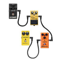 Miwayer Pedal De Efectos Para Guitarra Con Cable De Enlace Plano De 5 Pulgadas Y Conectores De Ángulo Recto De 1/4 Pulgada Kit De Cables De Enlace 1 Pack - details 1
