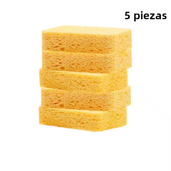 Esponja Mágica De Melamina Para Cocina Eliminador De Rusticidad Para Lavar Platos Y Ollas Herramienta De Limpieza Para El Hogar Hecha De Polvo De Madera Y Silicona - 1