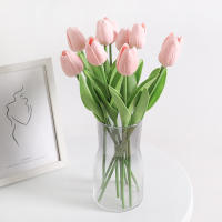 5/10Pcs Arreglo De Flores Artificiales Tulipán Para Boda Decoración De Jardín Exterior Decoración De Hogar En Vaso Plantas Falsas De Seda Para Aniversario Baño De Bebé Cumpleaños - details 12