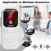 Nuevo Reproductor MP3 Ultra-Fino 1.8 Pulgadas 500mah Portátil Walkman Bluetooth 5.4 Compatible Con Lectura De Libros Grabación FM Radio Y Música - details 8