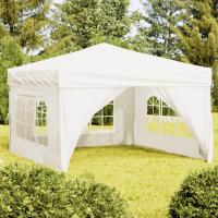 vidaXL Carpa de Fiesta Plegable con Paredes Laterales Pabellón Patio Color Antracita,  Taupé,  Azul y mas - details 4