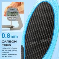 Plantilla de Fibra de Carbono Poron Amortiguación talón Arco de Apoyo Plantillas de zapatos Pad Running Sport Zapato Insertar tamaño 35-48 - details 5