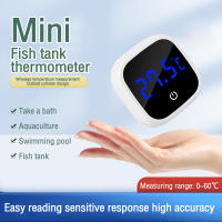 Termómetro Para Acuario De Precisión Alta Pantalla Digital LED Medidor De Temperatura Para Tanque De Peces Dual Display Blanco - details 1