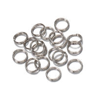 50pcs Conector De Llavero Para Fabricación De Llaveros DIY Hallazgos Metálicos De Plata De Titanio Para Toda La Vida - details 11