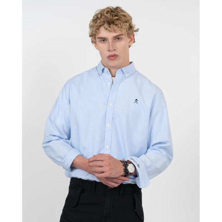 Oxford icon light blue shirt - harper & neyer