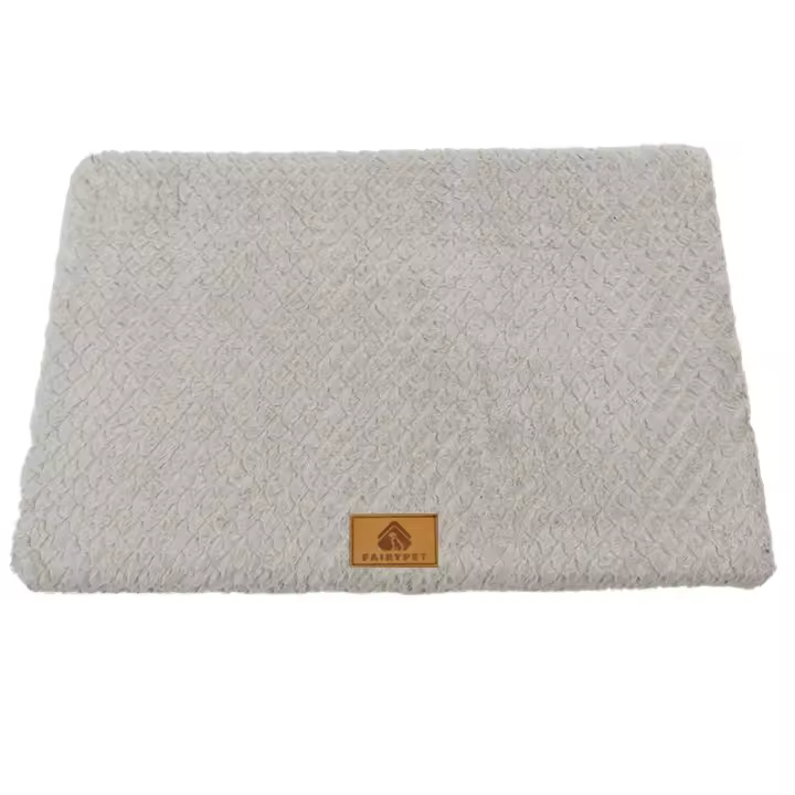 Cama De Peluche Corta Para Perro Grande Con Cierre Desmontable Antideslizante Manta De Mascota De Alta Elasticidad Para Gatos - 1