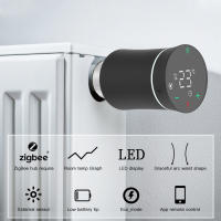 Actuador De Válvula De Radiador MOES TRV ZigBee 3.0 Tuya Termostato Inteligente Programable Control De Temperatura Calentador Alexa Voz - details 1