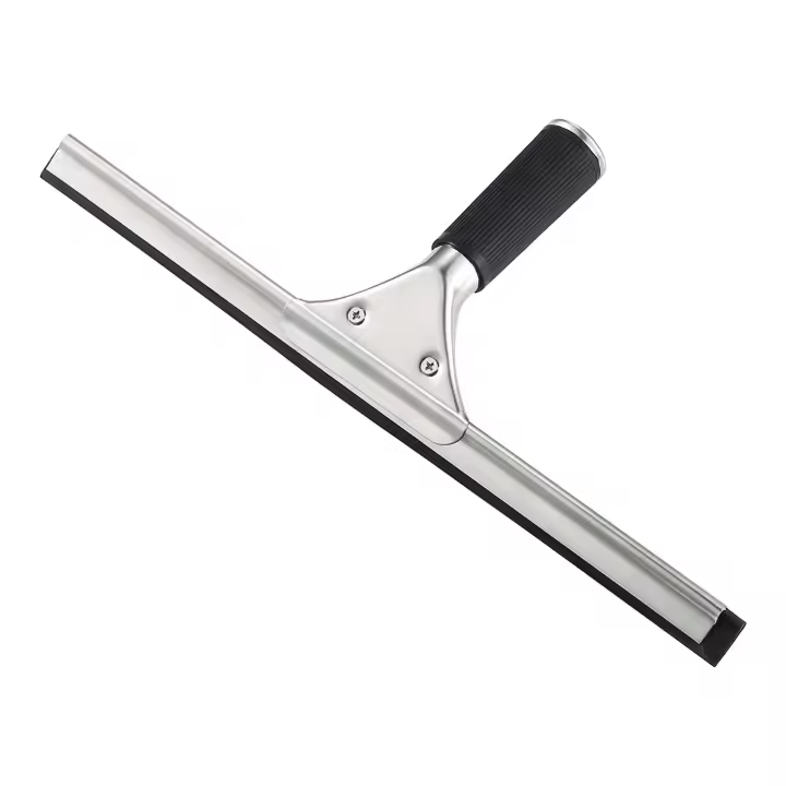 WOOOW - LIMPIA CRISTALES ACERO 35CM  - Limpiador de Cristales Eficaz y Rápido - Limpiador de Cristales Profesional para un Brillo Impecable - Limpiador de Cristales Versátil y Fácil de Usar - Limpiador de Cristales de Calidad Garantizada - 1